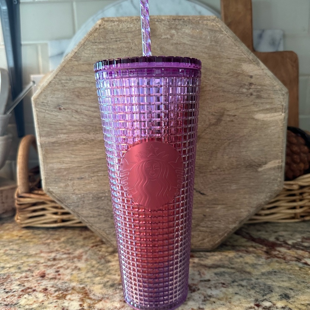 Starbucks Venti Grid Tumbler 24oz New 011122918